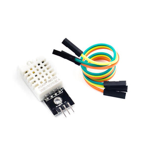 ShillehTek DHT22 white temperature humidity sensor with multicolor wires