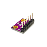 Side view of ShillehTek Pre-Soldered BME280 sensor showing six metal connector pins