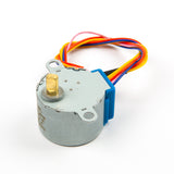28BYJ-48 5V 4-phase stepper motor with multicolor wires for Arduino Raspberry Pi and ESP32 projects