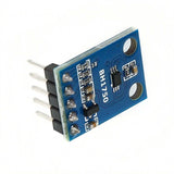 Angled view of ShillehTek BH1750 light sensor with visible circuit components