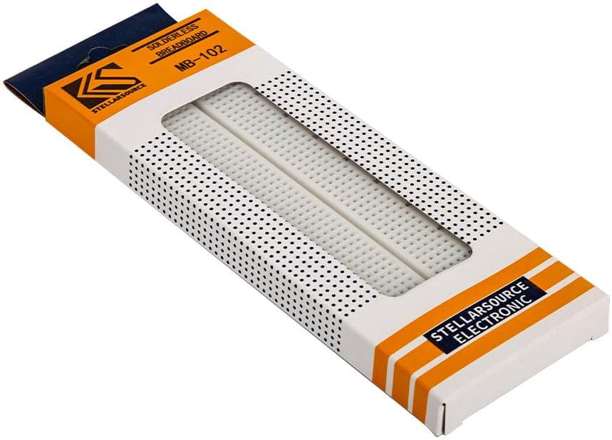 SHILLEHTEK 830 Point Breadboard for Arduino, Raspberry Pi, ESP32, and Other Microcontrollers