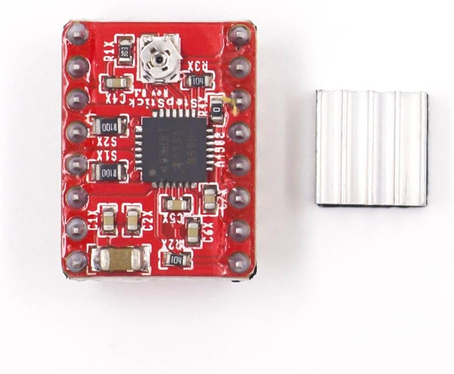 SHILLEHTEK A4988 Stepper Motor Driver + Heatsink for 3D Printer