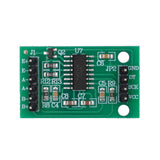 Top view of green HX711 Pre-Soldered Large Load Cell Amplifier Module for Arduino