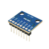 Back view of ShillehTek ADXL345 Accelerometer Sensor showing pin labels