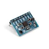 Close-up front view of one ShillehTek MPU6050 IMU accelerometer sensor module