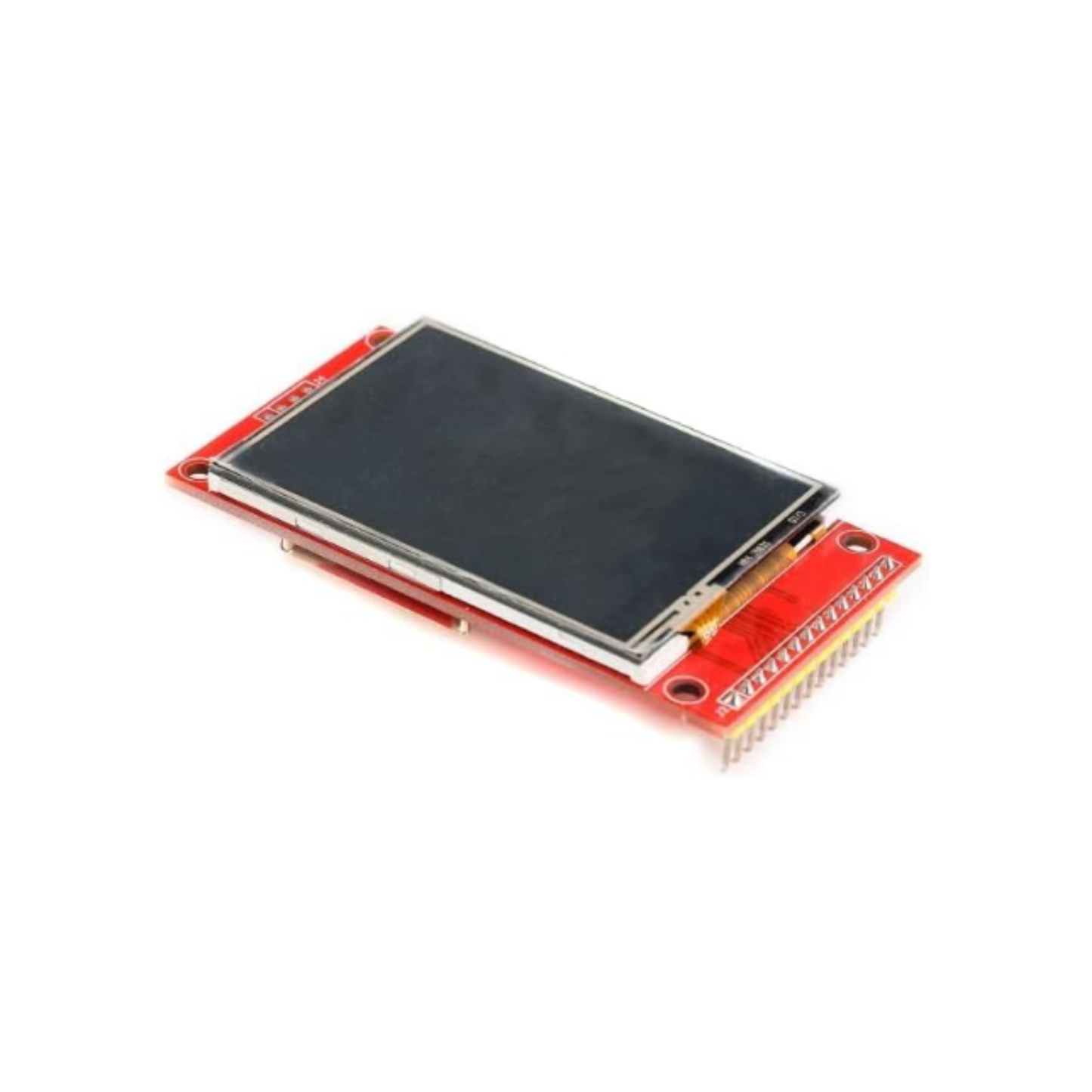 ShillehTek 2.8 inch SPI TFT LCD touchscreen module angled view