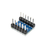 Back view of ShillehTek pre-soldered IIC I2C logic level converter pin connectors