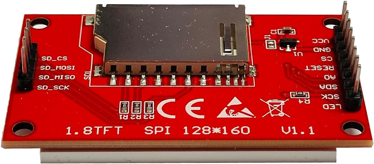 ShillehTek 1.8" TFT LCD Display 128x160 for Arduino ESP32