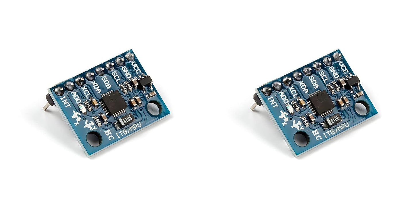 ShillehTek MPU6050 IMU Accelerometer Sensor Arduino Pack 2pc