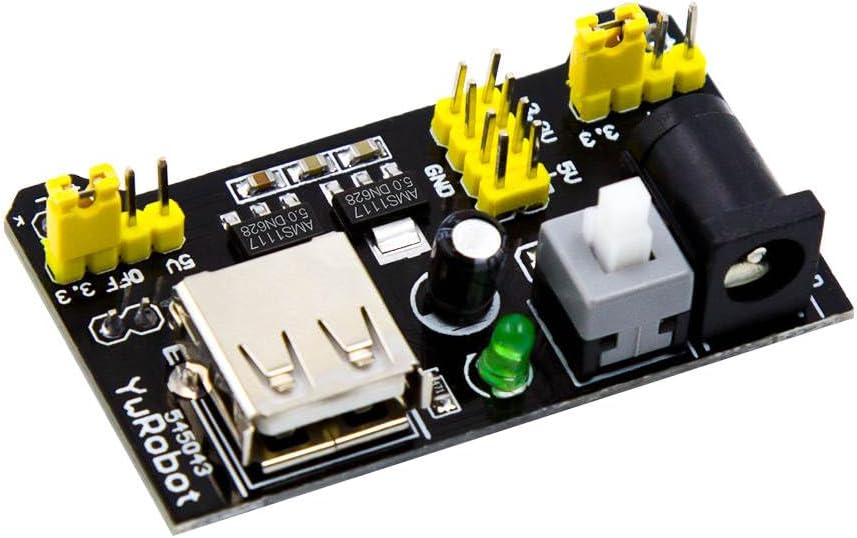 SHILLEHTEK MB102 Breadboard Power Supply Module 3.3V/5V Arduino