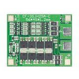 3S 12V 18650 lithium battery protection board with balancing and 25A current rating top view