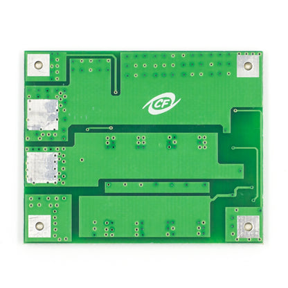 Back side of 3S 12V 18650 lithium battery protection board with balancing and 25A current rating