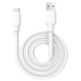 White USB-C to USB-A cable for XIAO RP2040 pre-soldered microcontroller