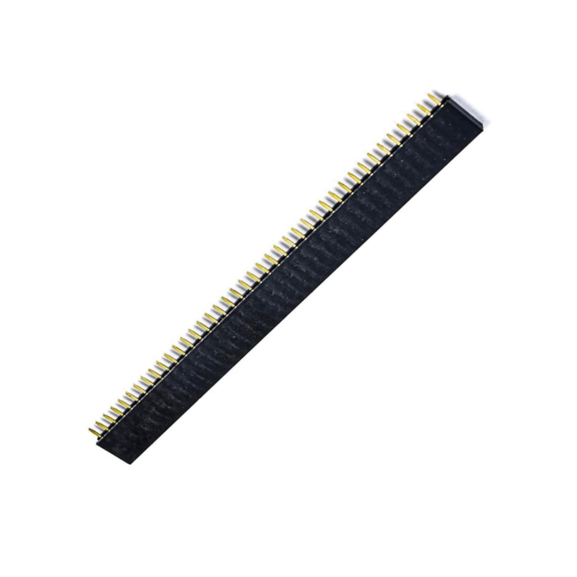 ShillehTek 20pcs 1x40 female header pin strip showing pin holes