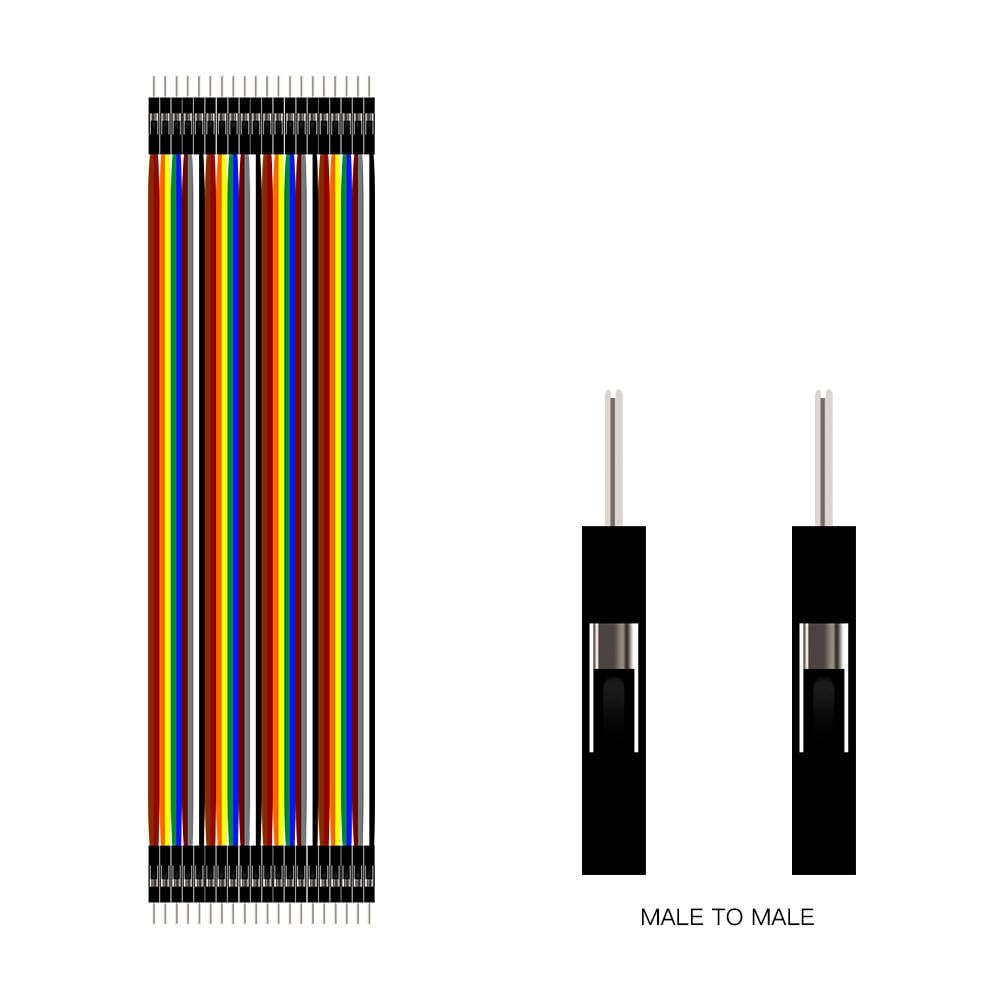 SHILLEHTEK 120pcs 20cm Dupont Wires for Arduino Raspberry Pi