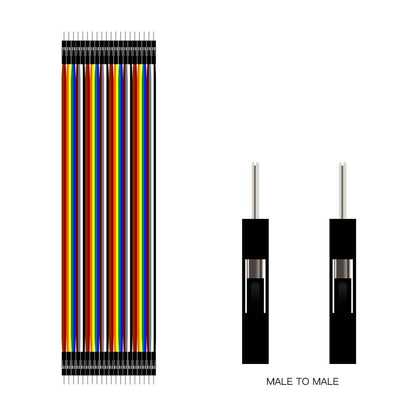 SHILLEHTEK 120pcs 20cm Dupont Wires for Arduino Raspberry Pi