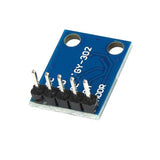 ShillehTek BH1750 digital light sensor angled to show soldered pins