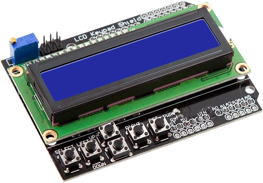 ShillehTek LCD1602 16x2 Keypad Shield for Arduino Raspberry Pi