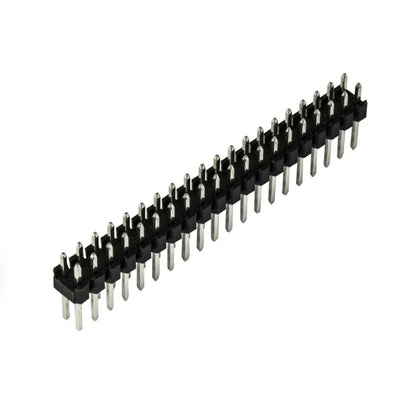 ShillehTek 5pcs Dual Male Header Pins for Raspberry Pi GPIO