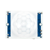ShillehTek HC-SR501 PIR sensor close top view showing lens and PCB