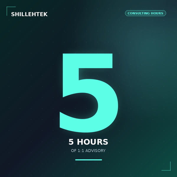 5-Hour Advisory Pack — ShillehTek consulting hours