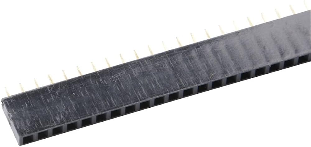 ShillehTek 20pcs 1x40 Female Header Pins 2.54mm for Arduino Pi