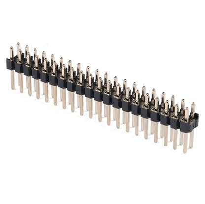 ShillehTek 5pcs Dual Male Header Pins for Raspberry Pi GPIO