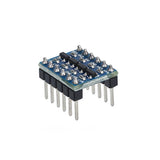 Top view of ShillehTek pre-soldered IIC I2C logic level converter board