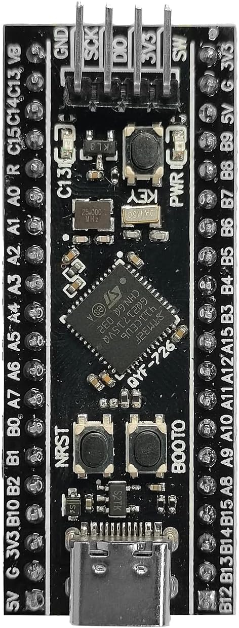 SHILLEHTEK Pre-Soldered STM32F411CEU6 Black Pill ARM Board