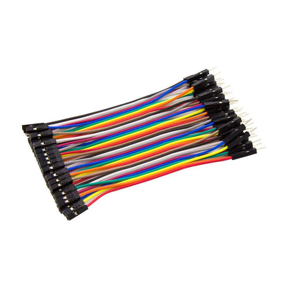 SHILLEHTEK 120pcs 10cm Jumper Wires M-F M-M F-F ArduinoPiDIY