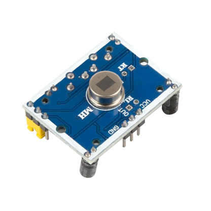 ShillehTek HC-SR501 PIR motion sensor bottom 3D view highlighting sensor component and pins