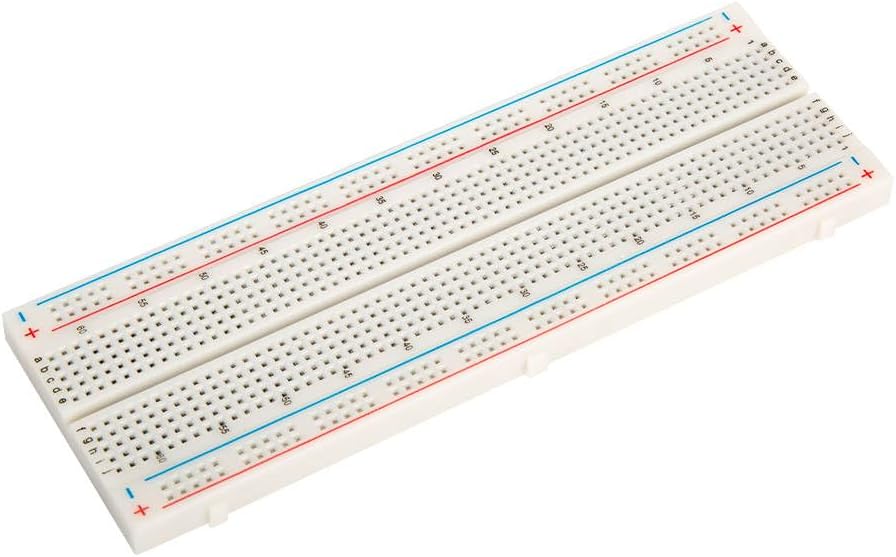 SHILLEHTEK 830 Point Breadboard for Arduino, Raspberry Pi, ESP32, and Other Microcontrollers