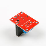 Back side view of 1-channel 5V solid state relay module with low-level trigger for Arduino and ESP32