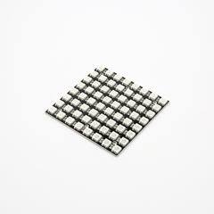 ShillehTek CJMCU-64 8x8 WS2812 RGB LED matrix module, angled view on white background