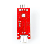 Back side of ShillehTek KY-037 sound sensor showing circuit traces and microphone
