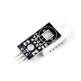 ShillehTek DHT22 sensor backside showing black circuit board and components