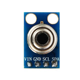 Front view of ShillehTek MLX90614 IR sensor module with pinout labels VIN GND SCL SDA