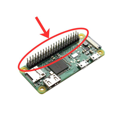 ShillehTek 5pcs Dual Male Header Pins for Raspberry Pi GPIO