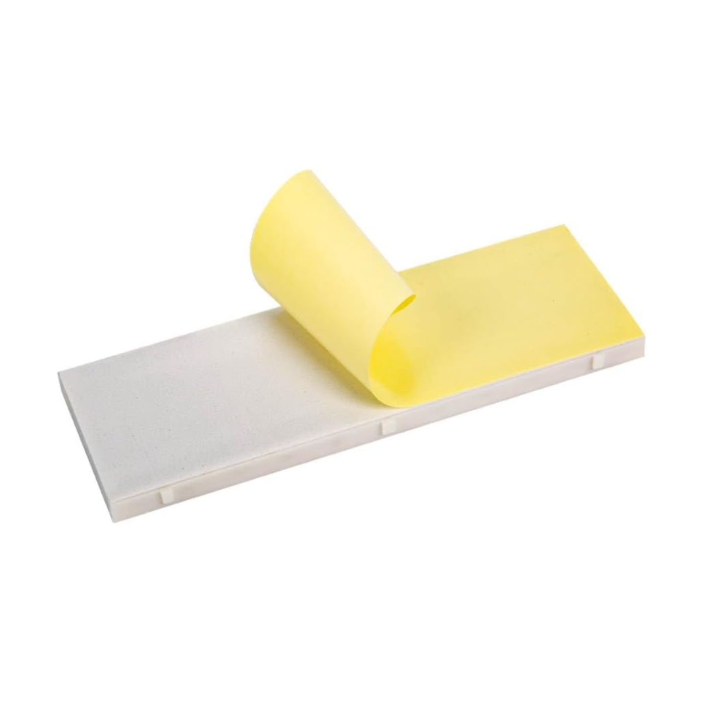 Back of breadboard with removed adhesive protective backing