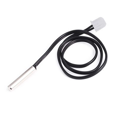 Waterproof sensor probe with black wire and white connector for ShillehTek W1209