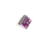 bottom view of ShillehTek BMP280 sensor showing soldered pins and component layout
