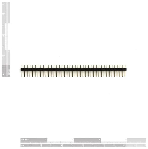 ShillehTek 10pcs 1x40 Male Pin Header 2.54mm for Arduino Pi