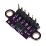 Angle view of VL53L0X Pre-Soldered Laser Ranging ToF Sensor Module showing pin headers