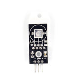 Circuit board side of ShillehTek DHT22 sensor with visible solder joints