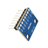 Angled rear view of ShillehTek Pre-Soldered ADXL345 sensor board pins and labels