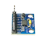 Front side close view of ShillehTek Pre-Soldered ADXL345 Accelerometer sensor with pins