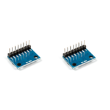 Back side pin headers of ShillehTek MPU6050 IMU accelerometer sensor modules