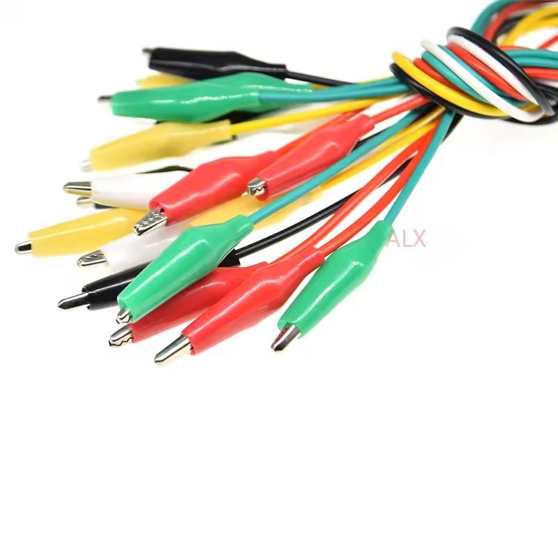 50cm Alligator Clips Test Leads Double-Ended Electrical Jumper Wire