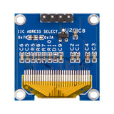 ShillehTek SSD1306 0.96 inch I2C White OLED Display back view with circuit details
