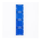 Back side view of MAX7219 4-in-1 Dot Matrix Display Module showing circuit traces